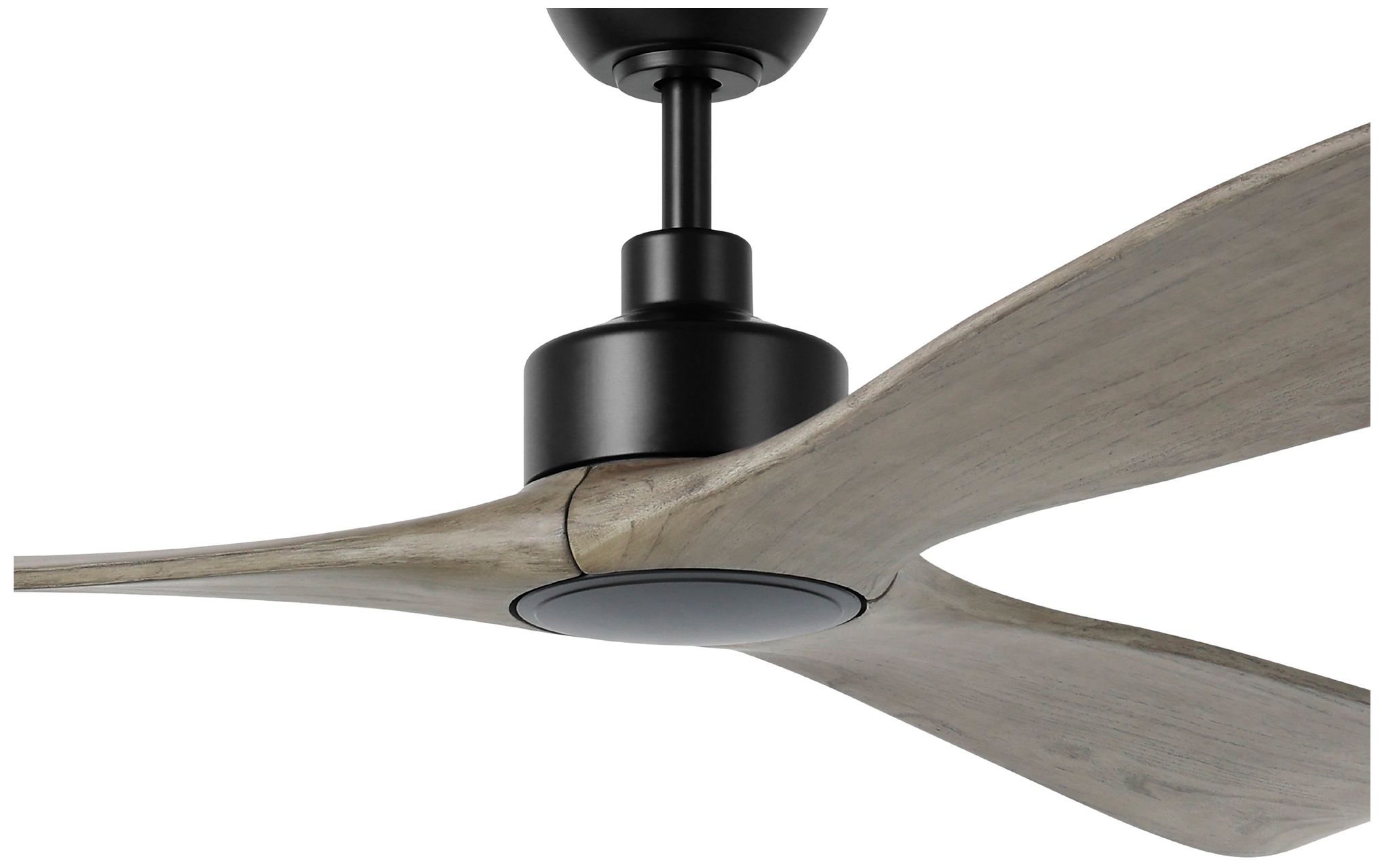Image 2 Westerly 84" 3-Blade Fan with 5 Speed Remote Driftwood Blades/Black Ac more views