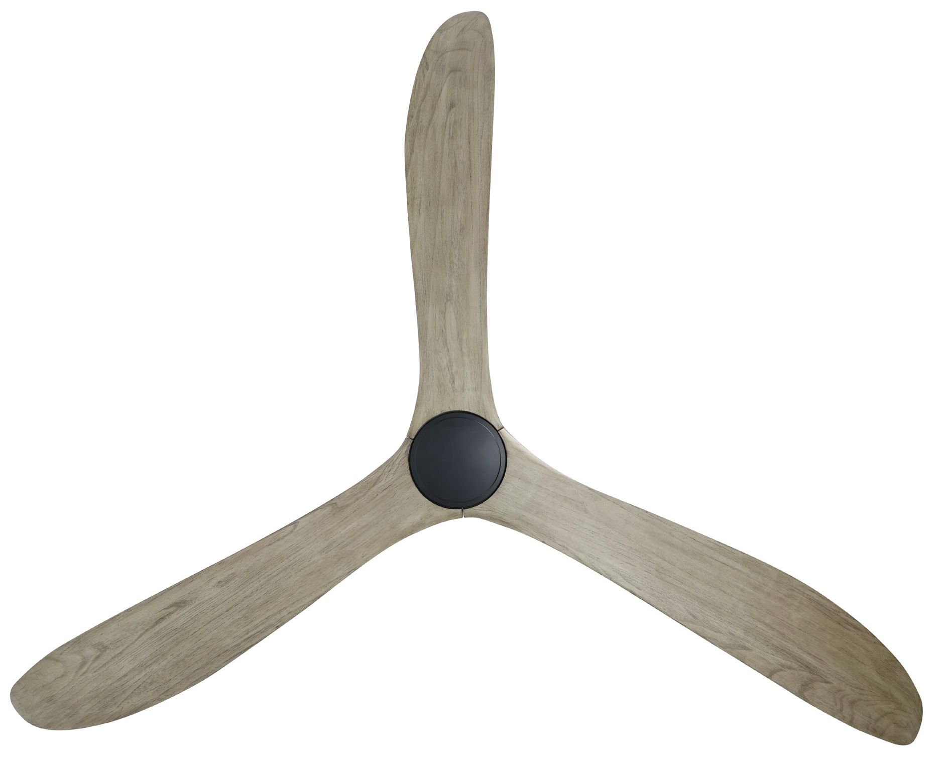 Image 3 Westerly 84" 3-Blade Fan with 5 Speed Remote Driftwood Blades/Black Ac more views