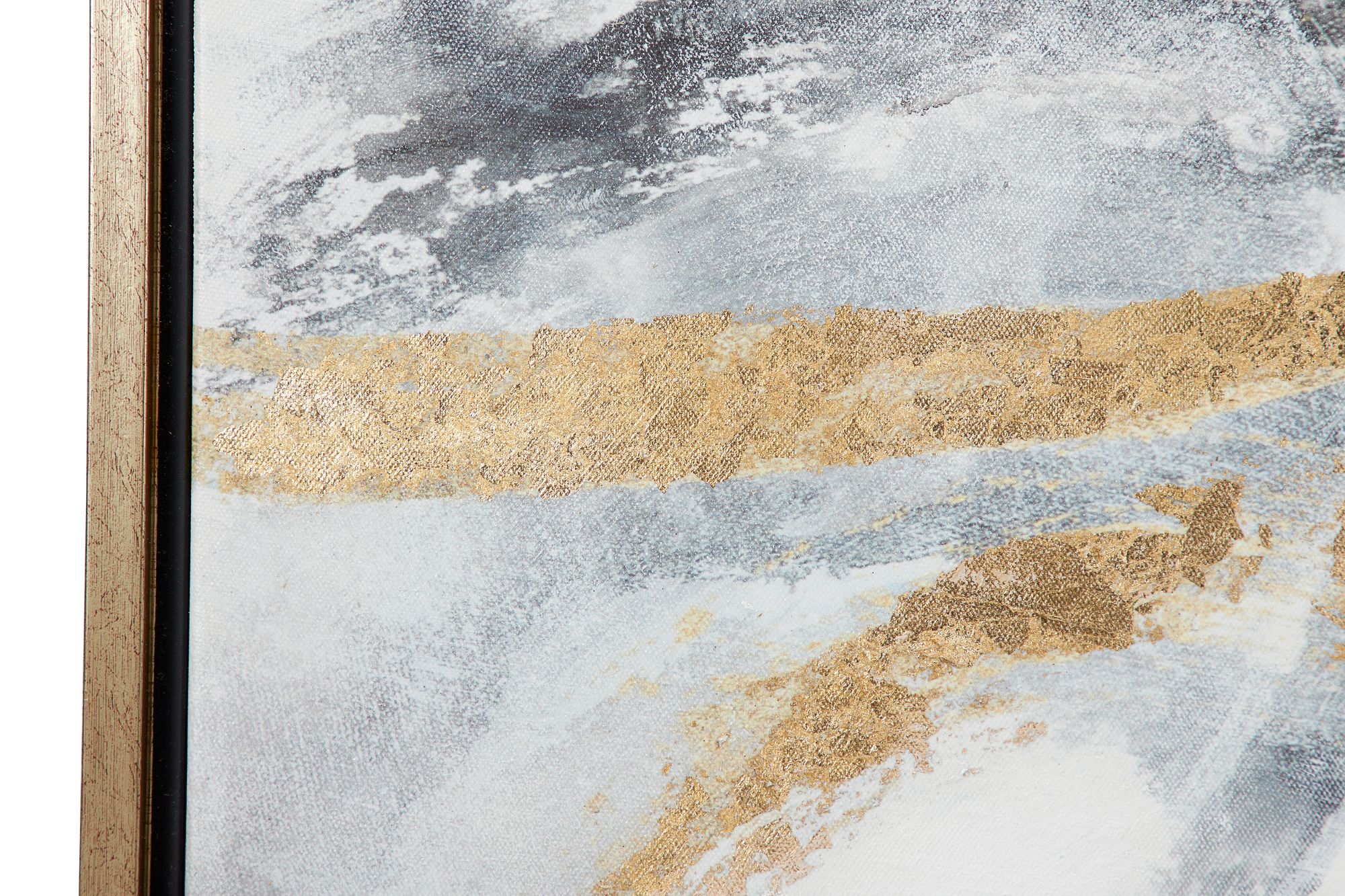 Image 4 Westerly Matte Gold 39 1/2" Wide Framed Canvas Wall Art more views