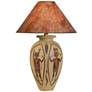 2_Western Dance 31 1/4" Handcrafted Desert Red Southwest Table Lamp