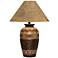 Western Lands Geometric Pattern Handcrafted Southwest Table Lamp