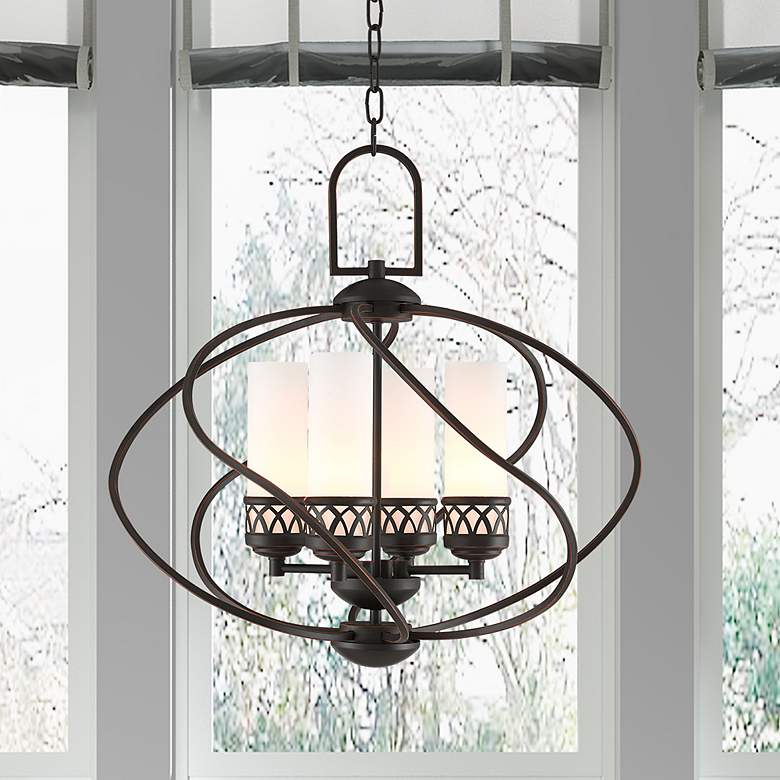 Image 1 Westfield 4 Light Olde Bronze Chandelier