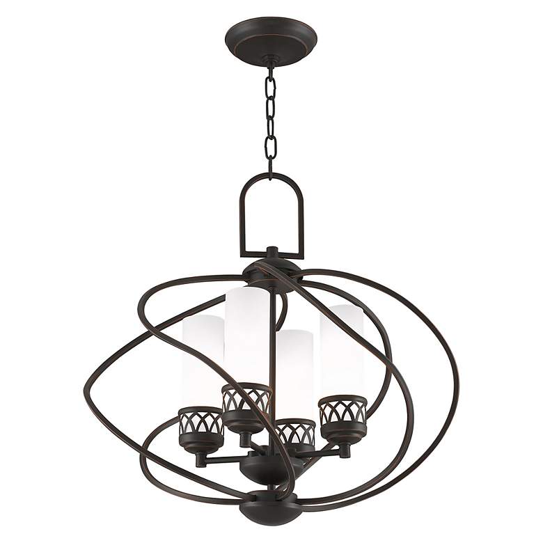 Image 4 Westfield 4 Light Olde Bronze Chandelier more views