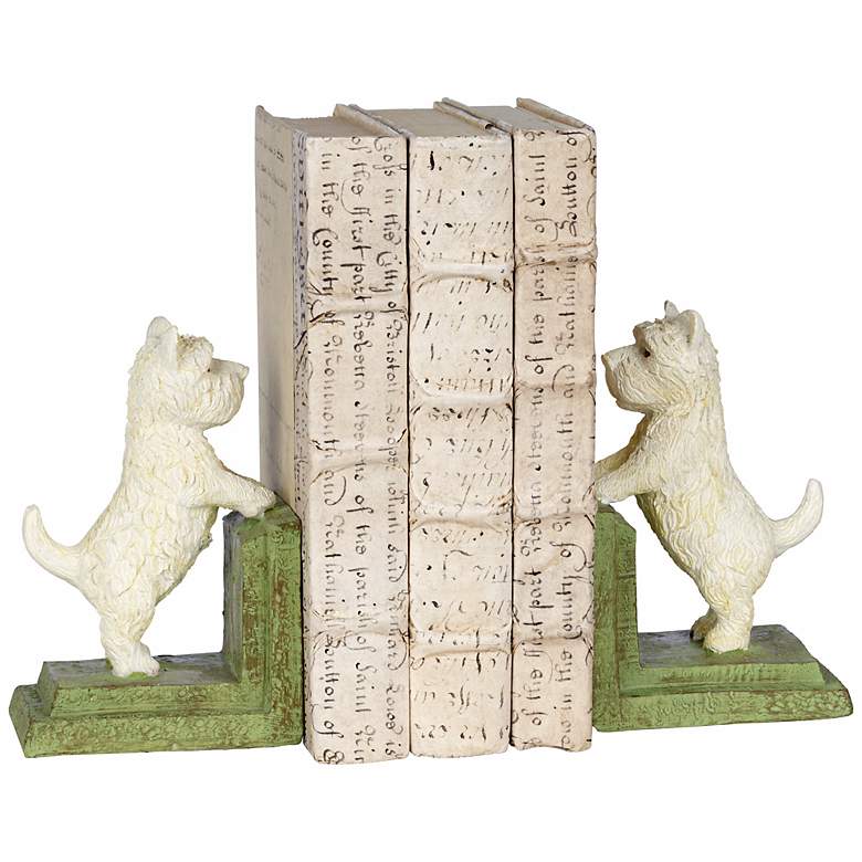 Image 1 Westie Dog 6 inch High Bookends