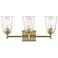 Westin 22.5" Wide 3-Light Brushed Gold Modern/Contemporary Vanity Ligh
