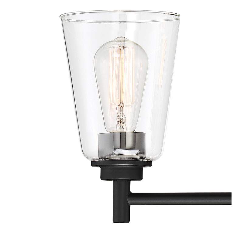 Image 2 Westin 22 1/2" Wide Matte Black 3-Light Bath Light more views
