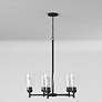 5_Westin 24" Wide Matte Black 5-Light Chandelier more views