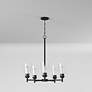 7_Westin 24" Wide Matte Black 5-Light Chandelier more views