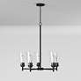 Westin 24" Wide Matte Black 5-Light Chandelier in scene