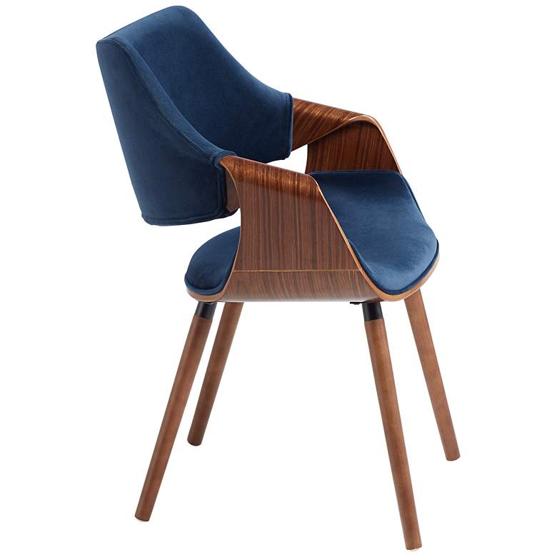 Image 7 Westin Blue Fabric Dining Chairs Set of 2 more views