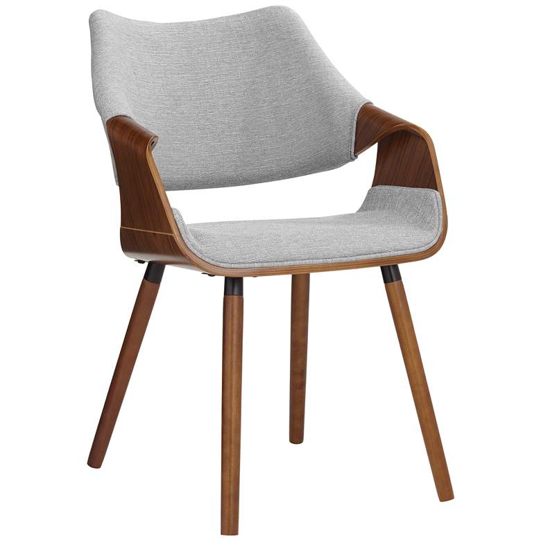 Image 3 Westin Gray Fabric and Beech Wood Dining Chair
