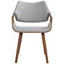 Westin Gray Fabric and Beech Wood Dining Chair