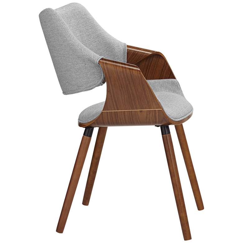 Image 7 Westin Gray Fabric and Beech Wood Dining Chair more views