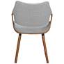 Westin Gray Fabric and Beech Wood Dining Chair in scene