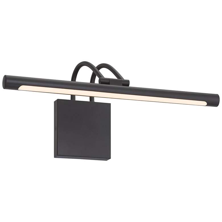 Image 2 Westinghouse 17" Wide Matte Black Direct Wire Picture Light