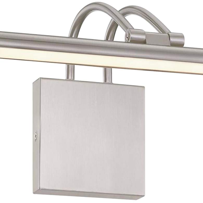 Image 3 Westinghouse 17"W Brushed Nickel Direct Wire Picture Light more views