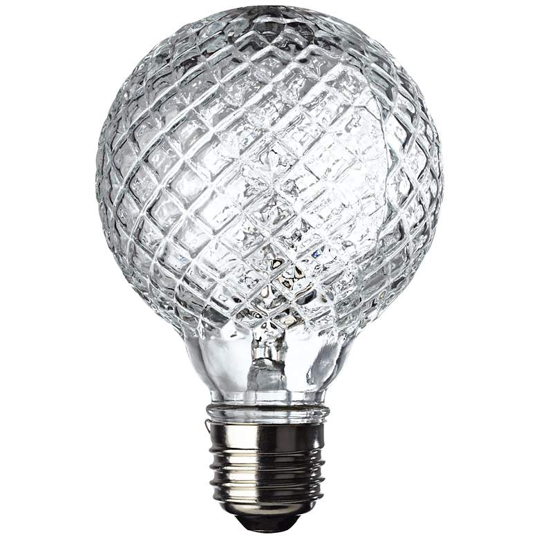 Image 1 Westinghouse 40 Watt Faceted Halogen G25 Globe Vanity Bulb