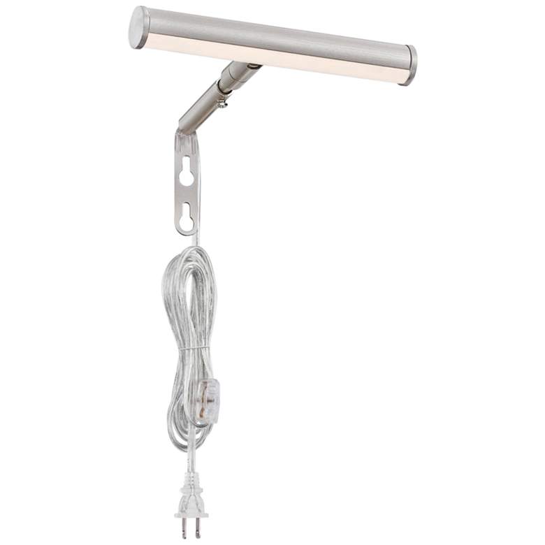 Image 3 Westinghouse 7 1/4"W Brushed Nickel Plug-In Picture Light more views