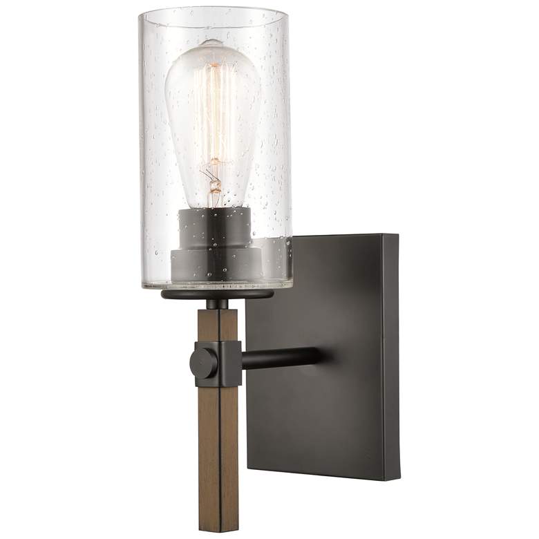 Image 1 Westlake - 1 Light 5" LED Bath Light - Matte Black - Seedy Shade
