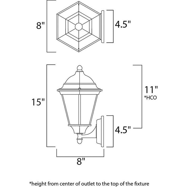 Westlake 8 in. Wide 1-Light Outdoor Empire Bronze Post Light Westlake 8 in. Wide 1-Light Outdoor Empire Bronze Post Light