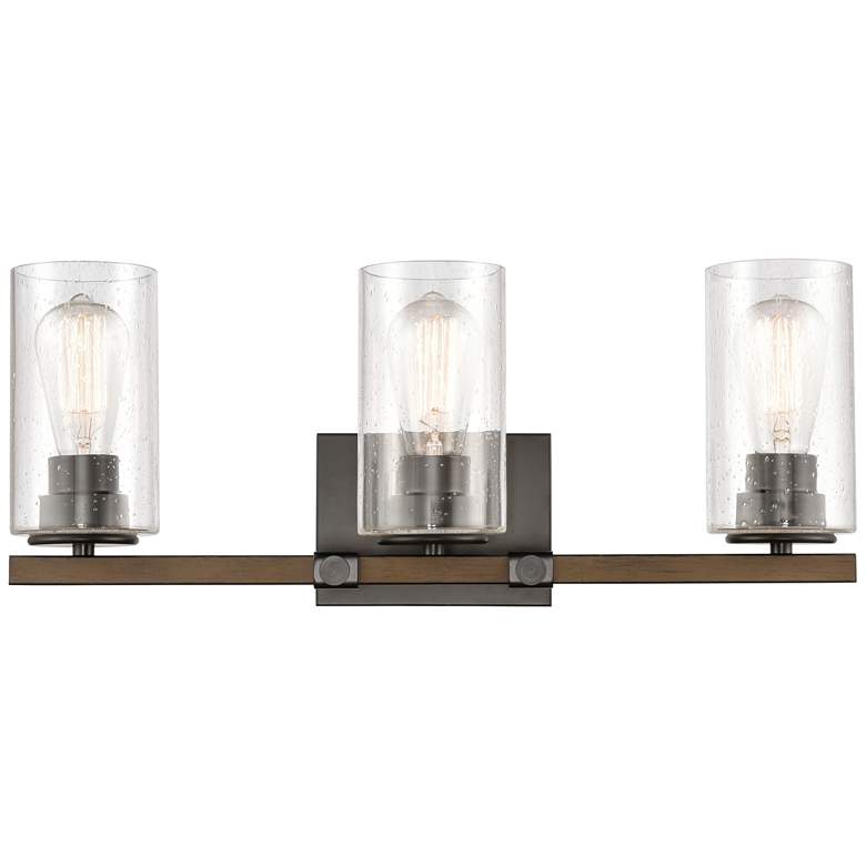 Image 1 Westlake 23" 3-Light Matte Black Bath Light
