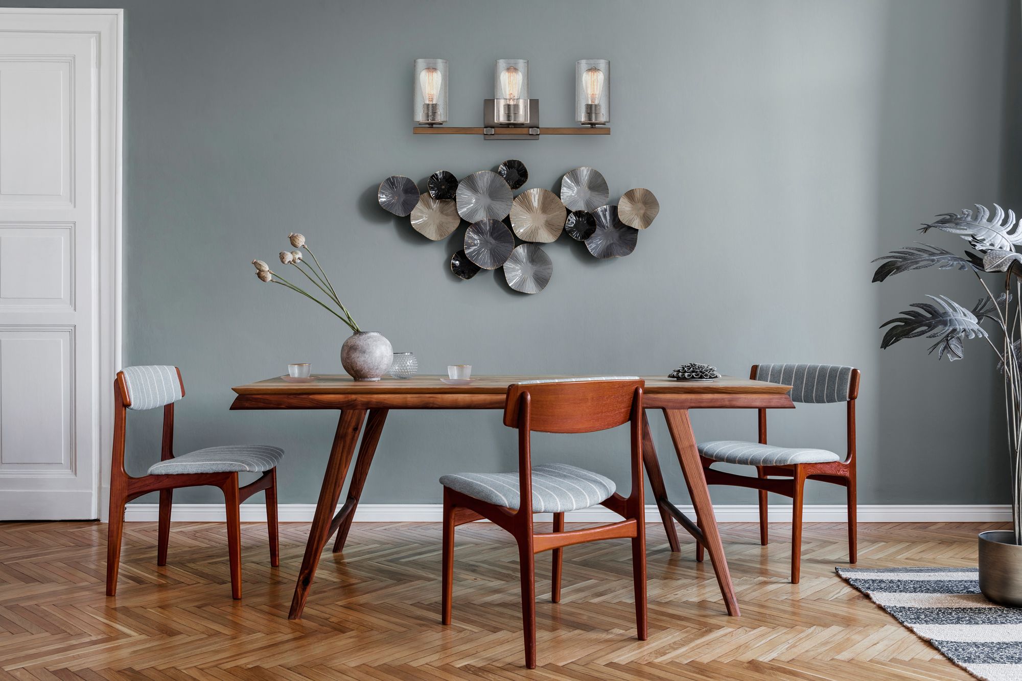 Image 2 Westlake 23" 3-Light Matte Black Bath Light more views