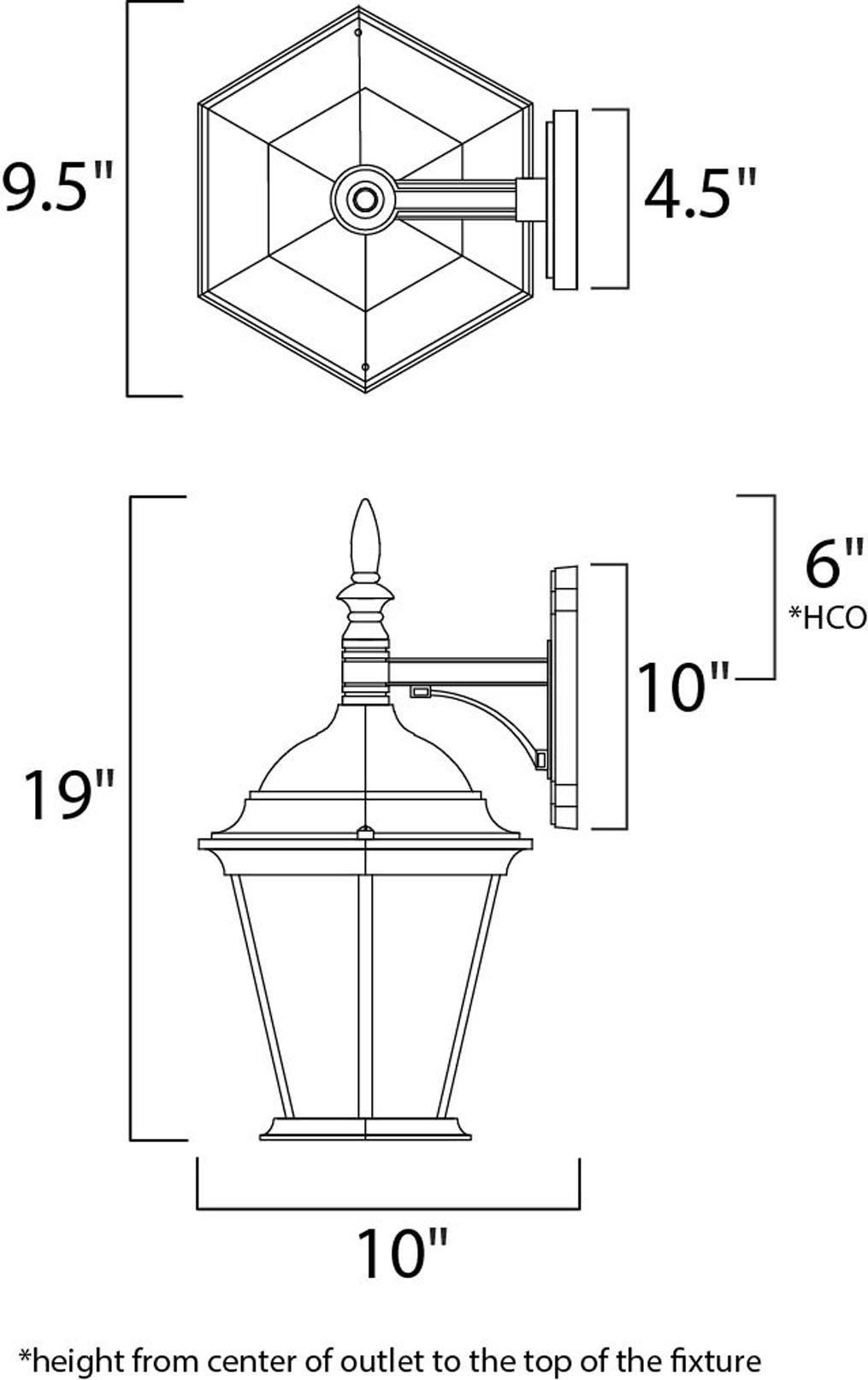 Image 2 Westlake LED E26 1-Light 9.5" Wide Black Outdoor Wall Light more views