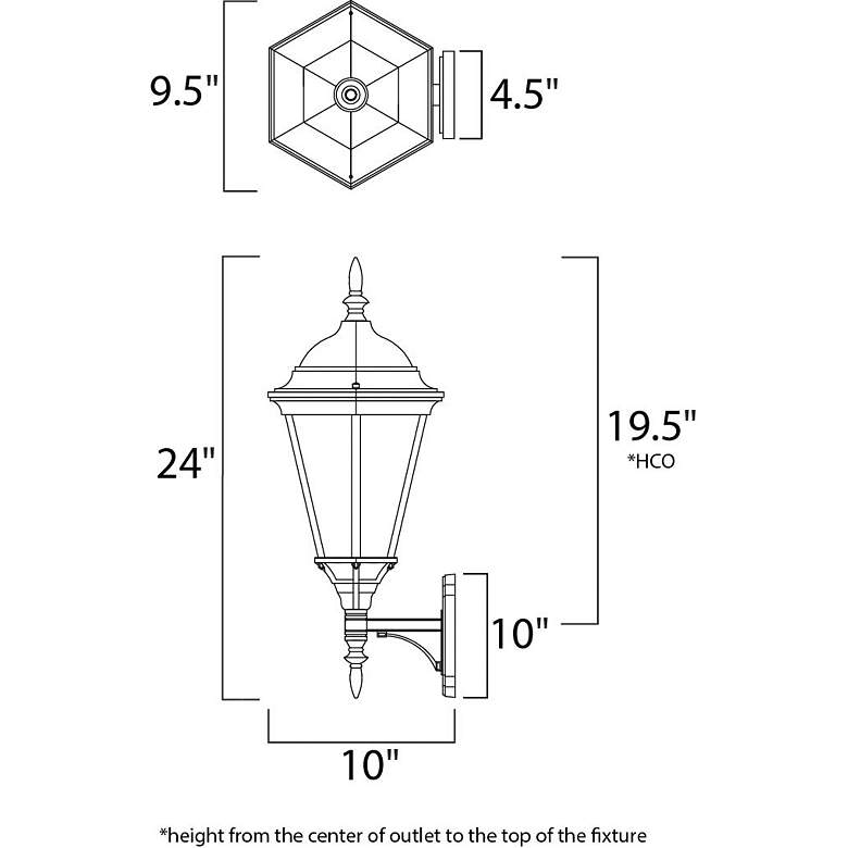 Image 2 Westlake LED E26-Outdoor Wall Mount more views