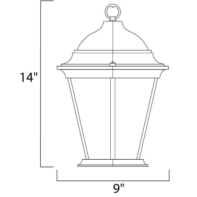 Image 3 Westlake-Outdoor Hanging Lantern more views