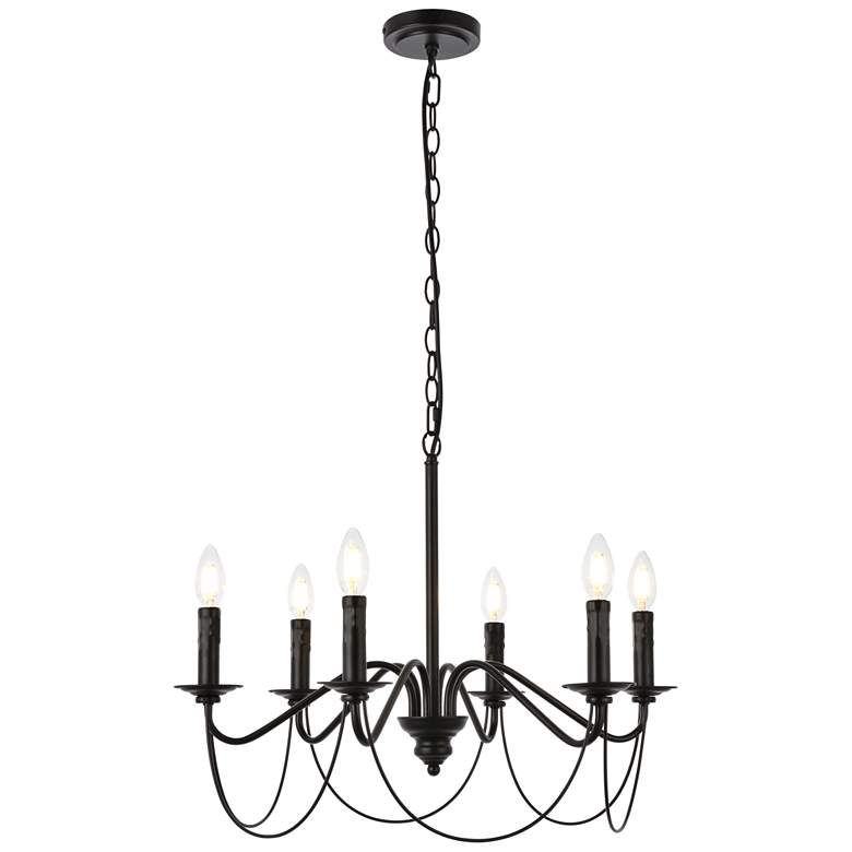 Image 1 Westley 6 Lts Pendant In Black