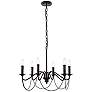 1_Westley 6 Lts Pendant In Black