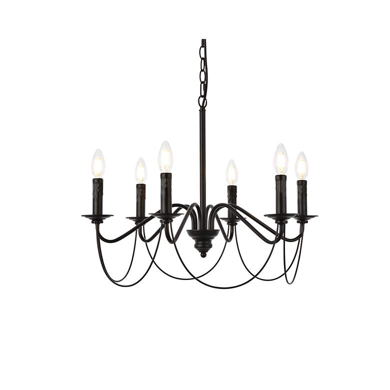 Image 3 Westley 6 Lts Pendant In Black more views