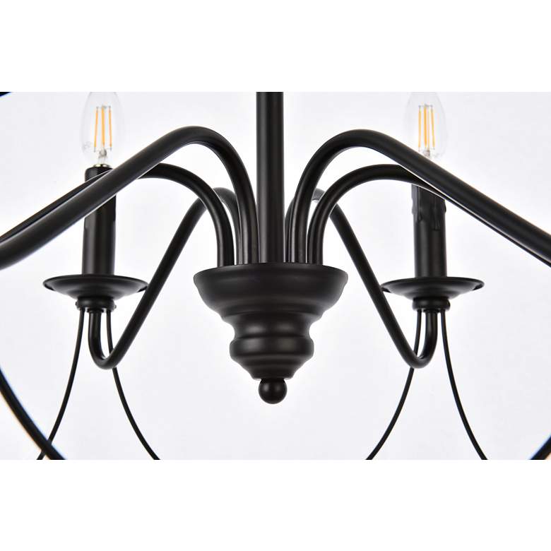 Image 4 Westley 6 Lts Pendant In Black more views