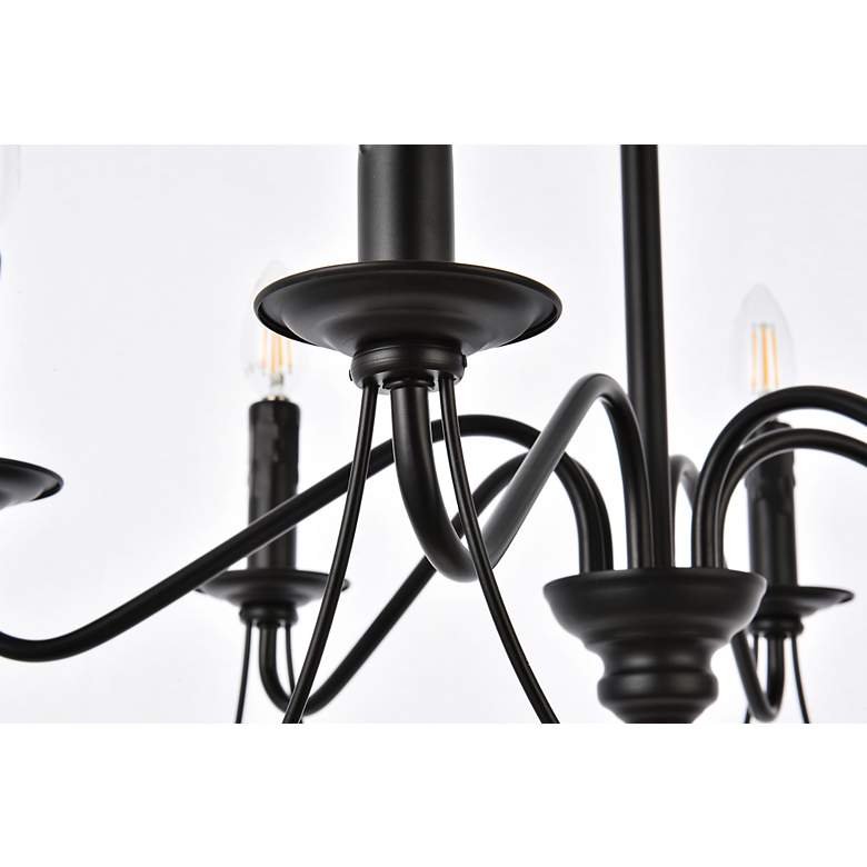Image 6 Westley 6 Lts Pendant In Black more views