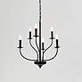 1_Westley 6 Lts Pendant In Black