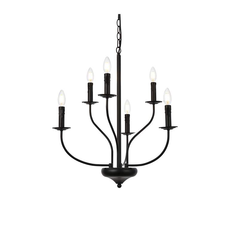 Image 4 Westley 6 Lts Pendant In Black more views