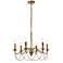 Westley 6 Lts Pendant In Brass
