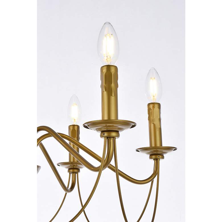 Image 5 Westley 6 Lts Pendant In Brass more views