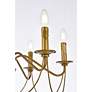 5_Westley 6 Lts Pendant In Brass more views