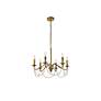 7_Westley 6 Lts Pendant In Brass more views