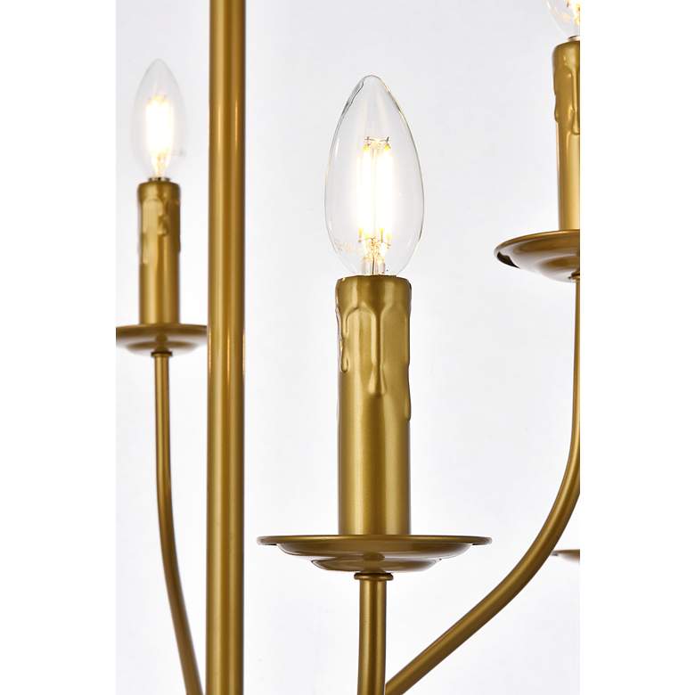 Image 6 Westley 6 Lts Pendant In Brass more views