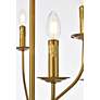 6_Westley 6 Lts Pendant In Brass more views