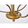 7_Westley 6 Lts Pendant In Brass more views