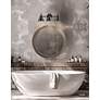 2_Westley 8.25" High 3-Light Matte Black Finish Vanity more views