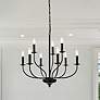 2_Westley 9 Lts Pendant In Black