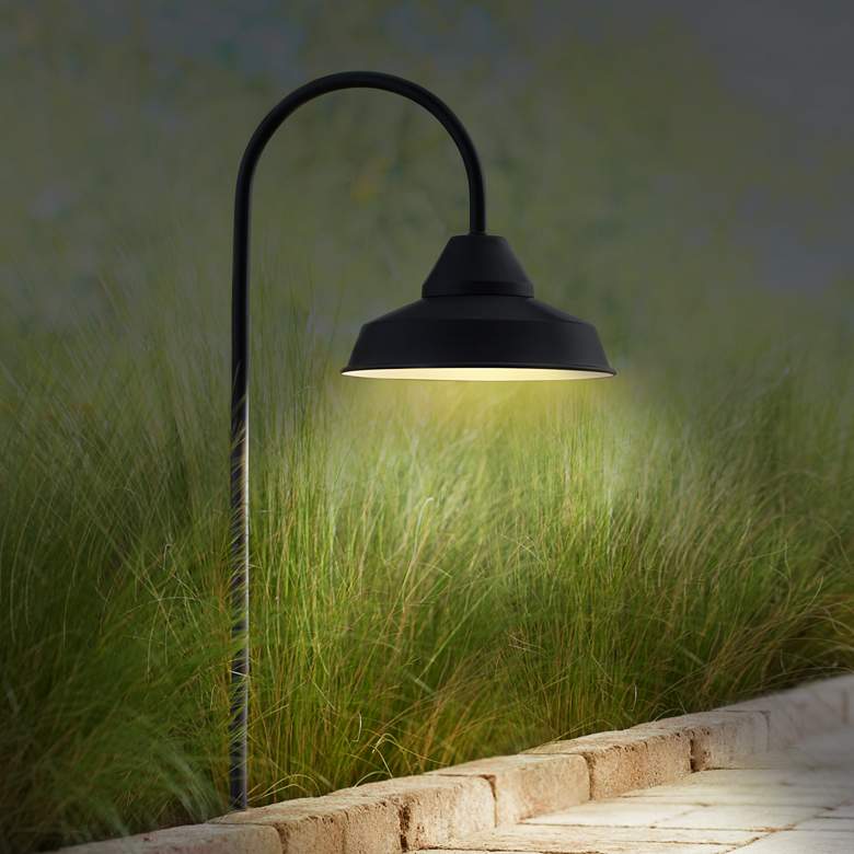 Westley Black 6-Piece LED Landscape Path Light Set more views