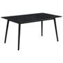 Westmont 59 in. Rectangular Dining Table in Black Wood