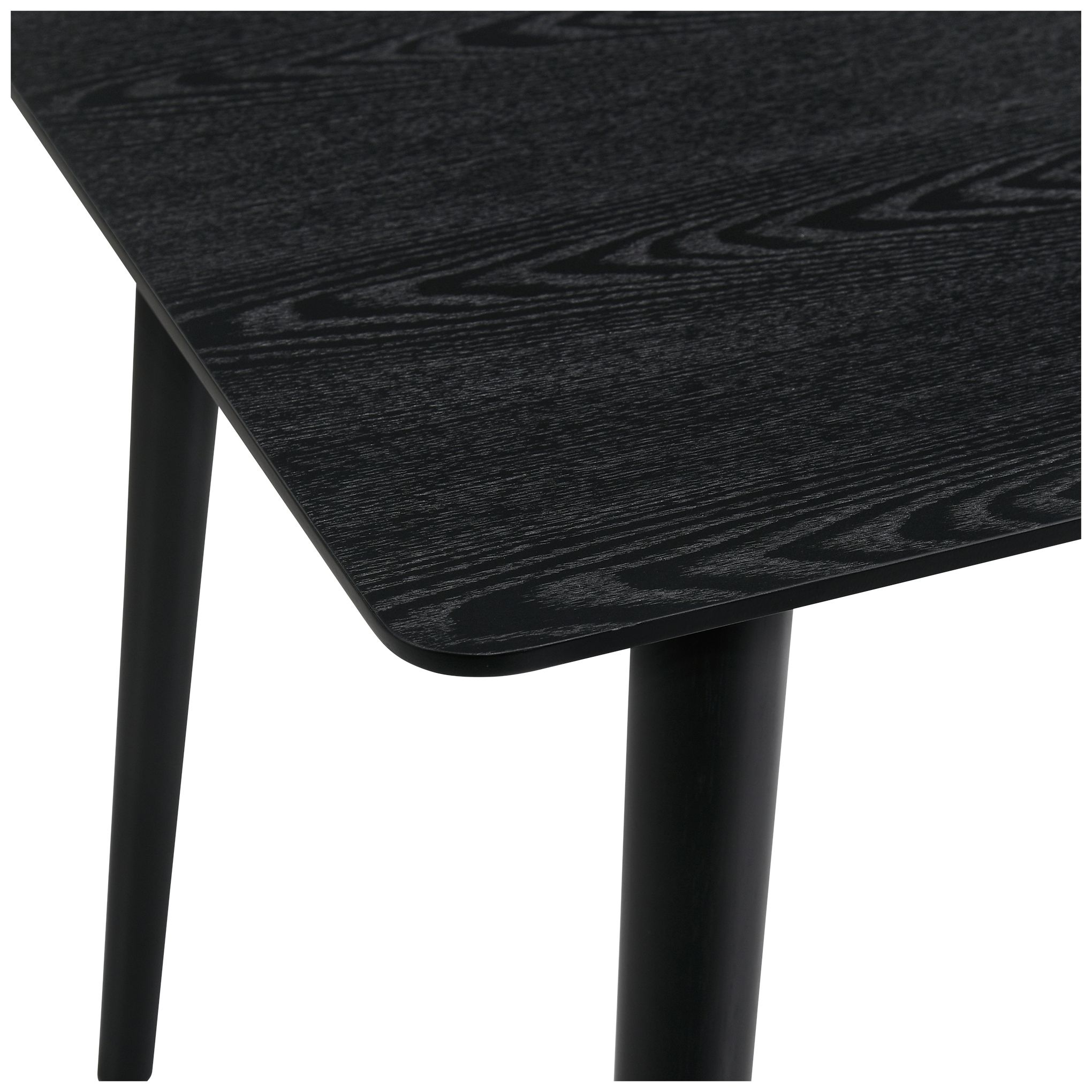 Westmont and Juno 5 Piece Dining Set in Charcoal and Black Wood