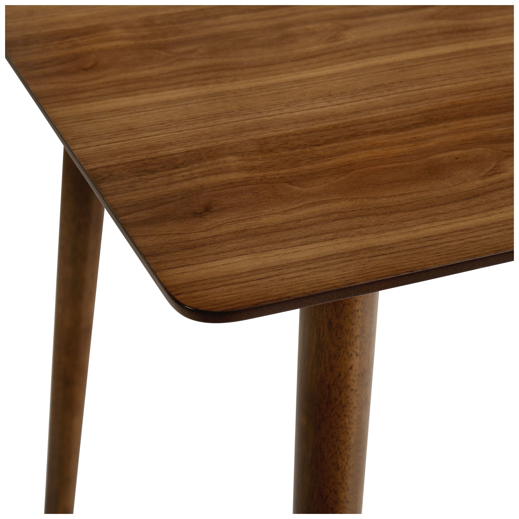 Westmont and Renzo 5 Piece Dining Set in Blue and Walnut Wood