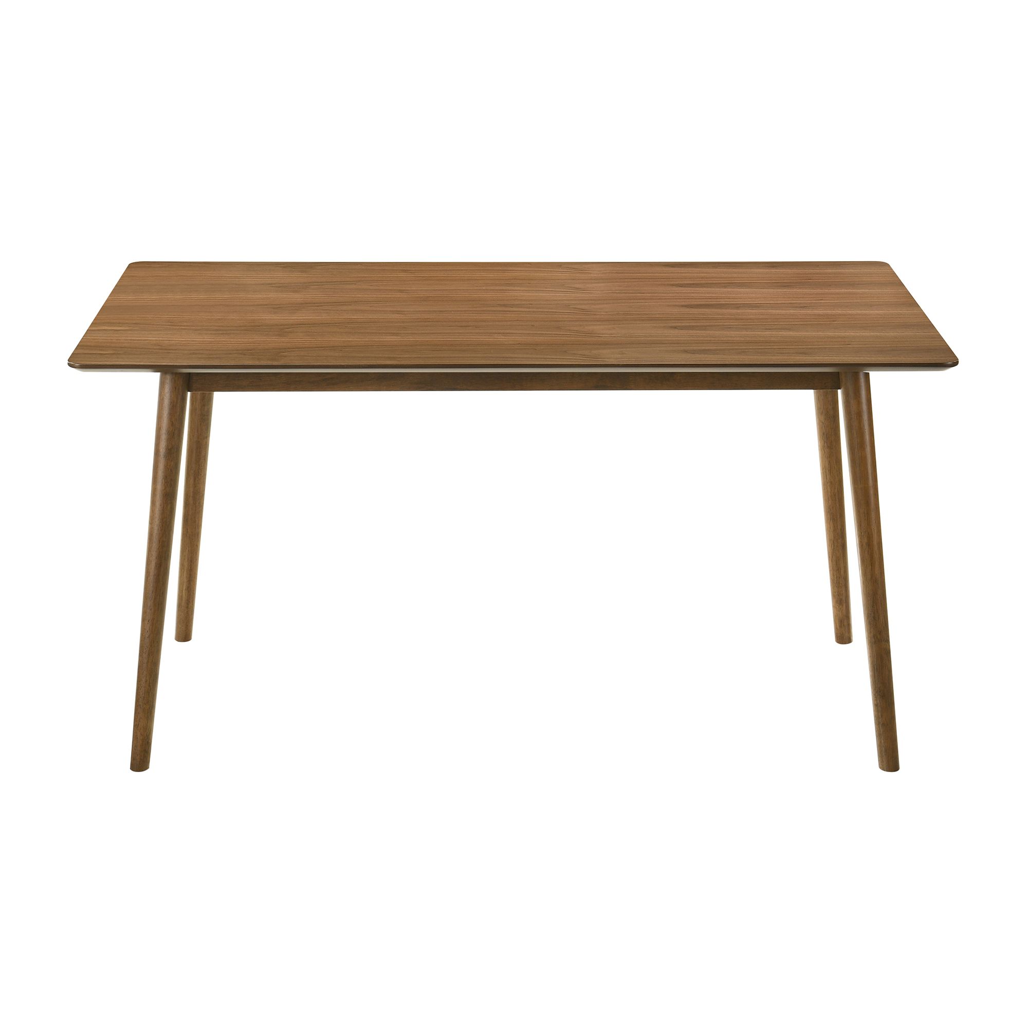 Image 6 Westmont Santana 5 Piece Dining Table Set in Walnut Wood and Orange Fabric more views